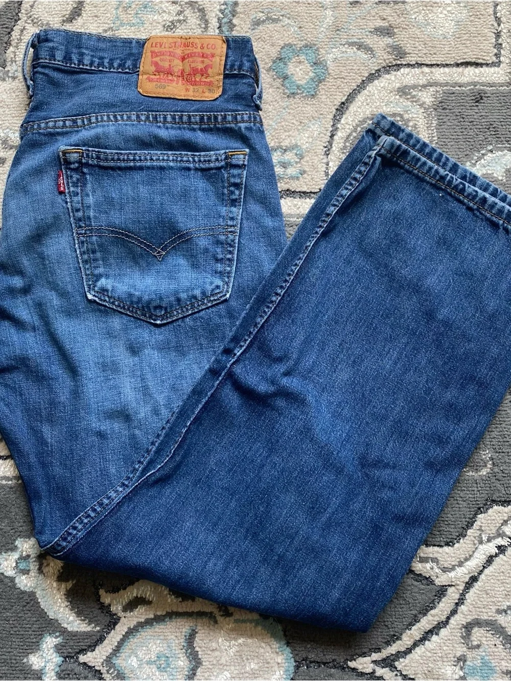 Levi's Men's Classic Indigo Straight-Leg Jeans 32x30